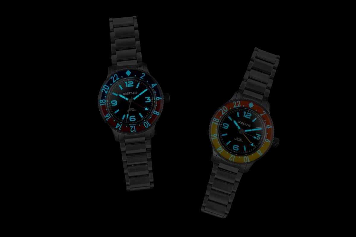 Pre-Order Borealis Sea Storm MK2 GMT Version AA1 Pepsi Bezel No Date - Borealis Watch Company