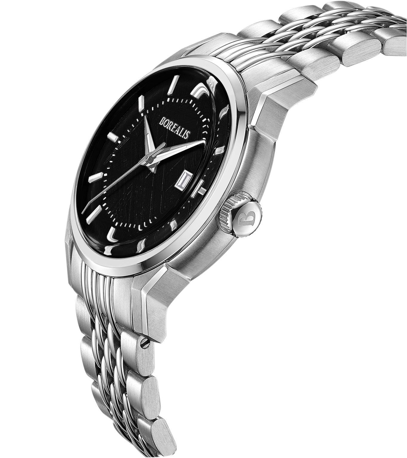 Borealis Lusitano Black Dial - Borealis Watch Company