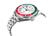 Borealis Estoril 300 GMT Lumed Dial Portugal Red Green Bezel Arabic Numbers Date Version B