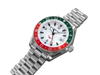 Borealis Estoril 300 GMT Lumed Dial Portugal Red Green Bezel Arabic Numbers Date Version B