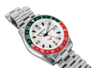 Borealis Estoril 300 GMT Lumed Dial Portugal Red Green Bezel Arabic Numbers Date Version B