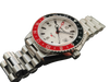 Borealis Estoril 300 GMT Lumed Dial Arabic Numbers Date Black Red Bezel Version J