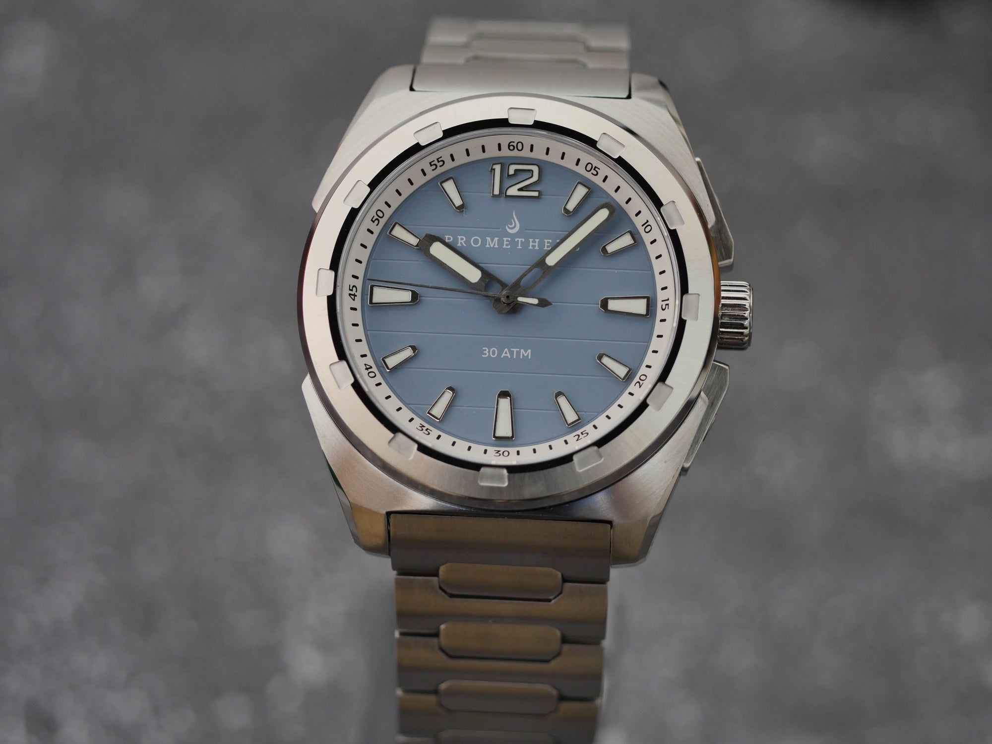 Prometheus Blue Prometheus Jamanta Pastel Blue Dial No Date Miyota 9039 - Borealis ...
