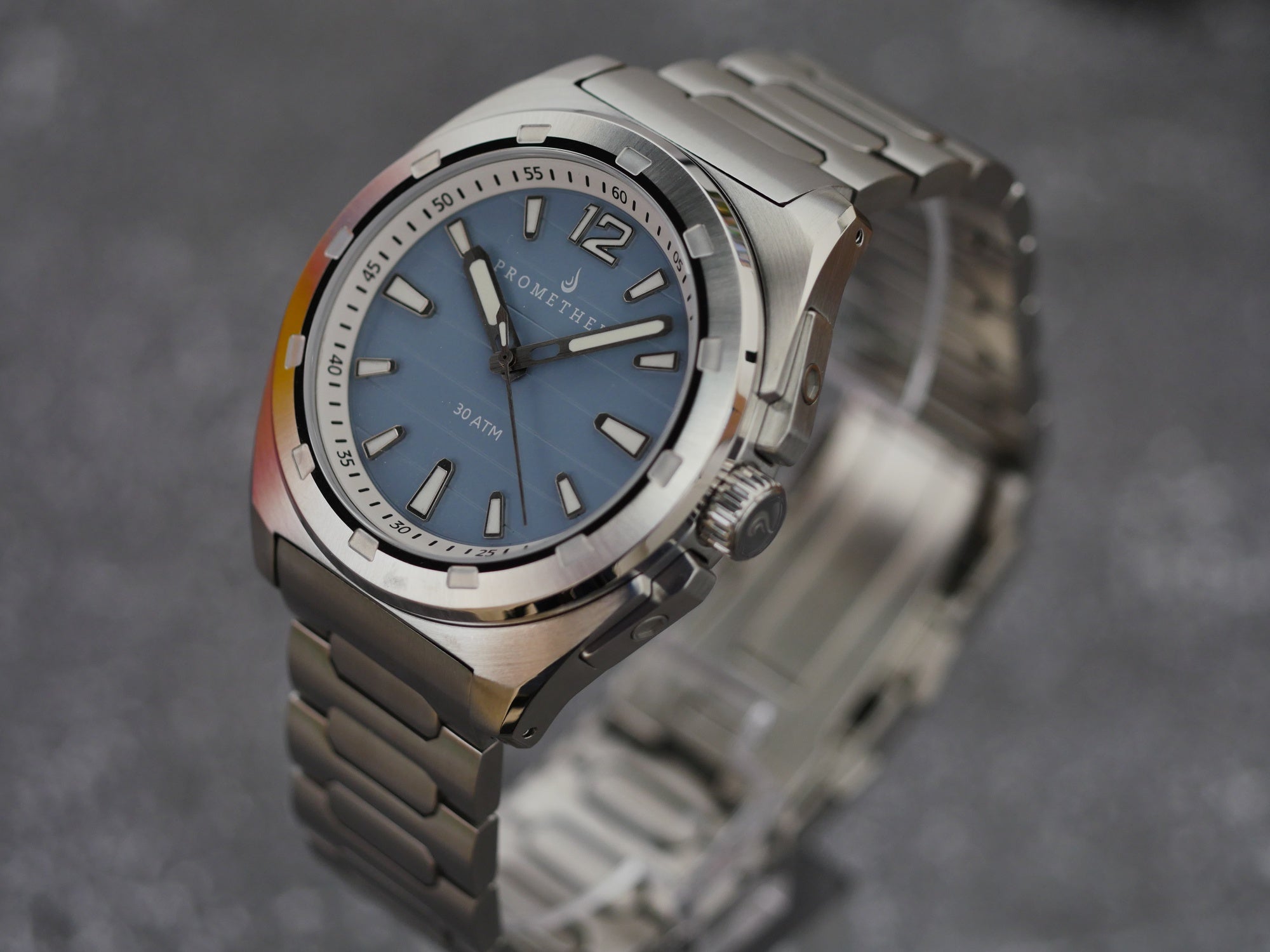 Prometheus Blue Prometheus Jamanta Pastel Blue Dial No Date Miyota 9039 - Borealis ...
