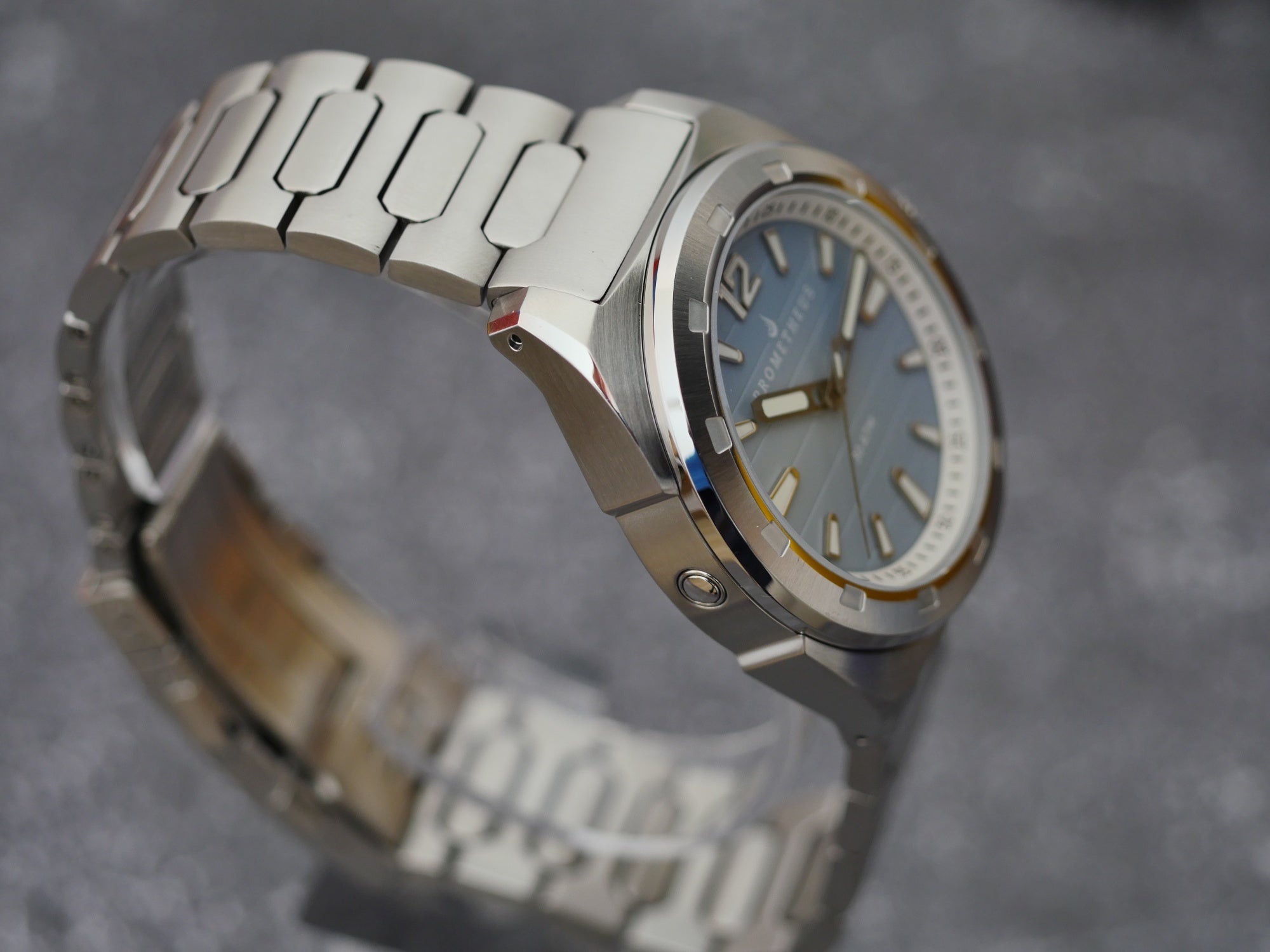 Prometheus Blue Prometheus Jamanta Pastel Blue Dial No Date Miyota 9039 - Borealis ...