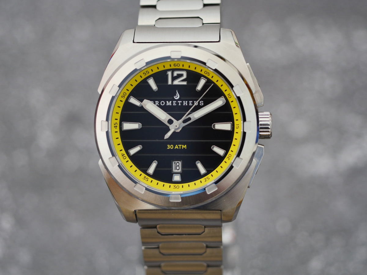 Prometheus Jamanta Black Dial Date Miyota 9015