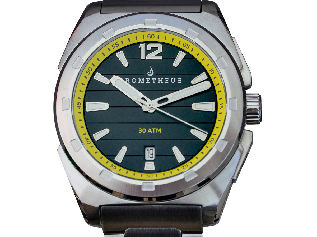 Prometheus Jamanta Black Dial Date Miyota 9015