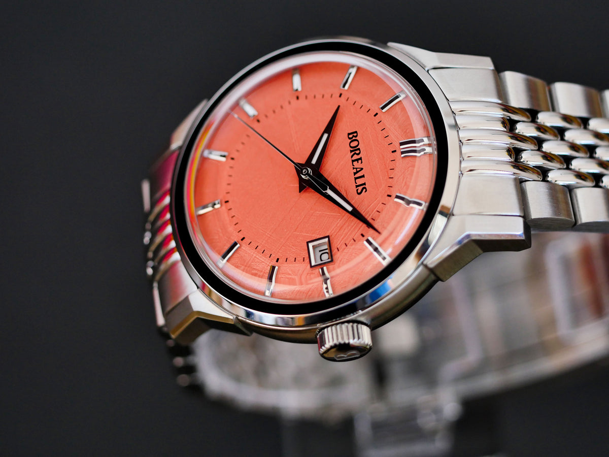 Pre-Order Borealis Lusitano Salmon Dial