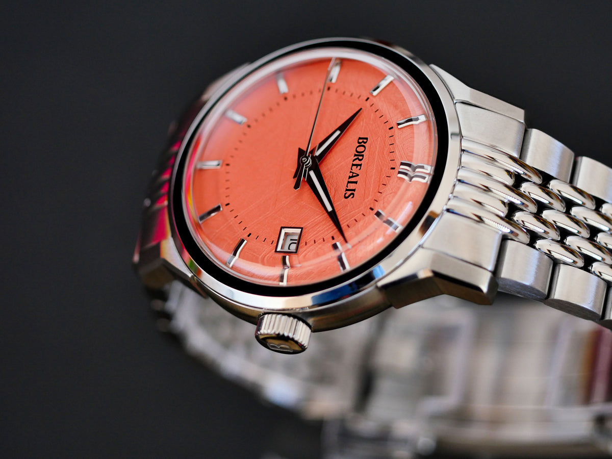 Pre-Order Borealis Lusitano Salmon Dial