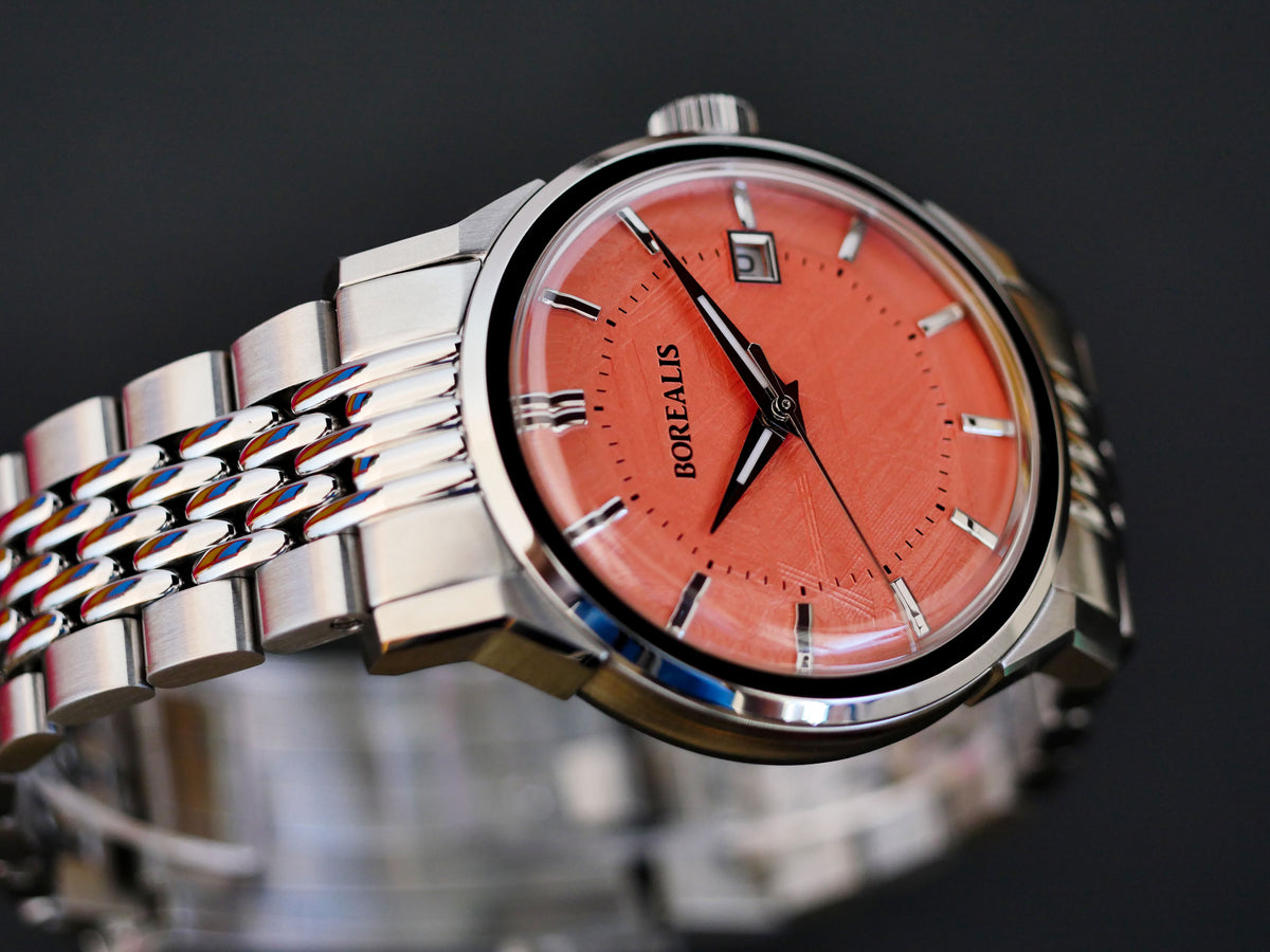 Pre-Order Borealis Lusitano Salmon Dial