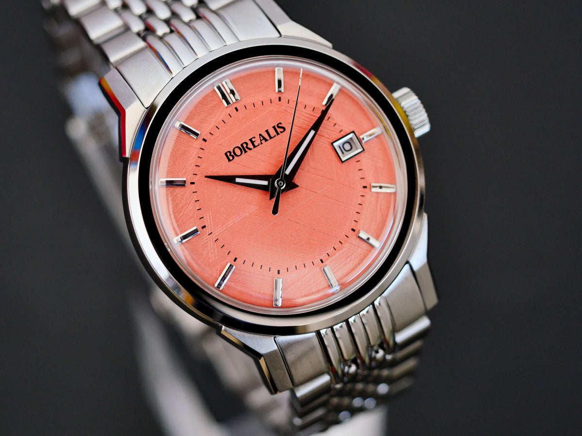 Pre-Order Borealis Lusitano Salmon Dial