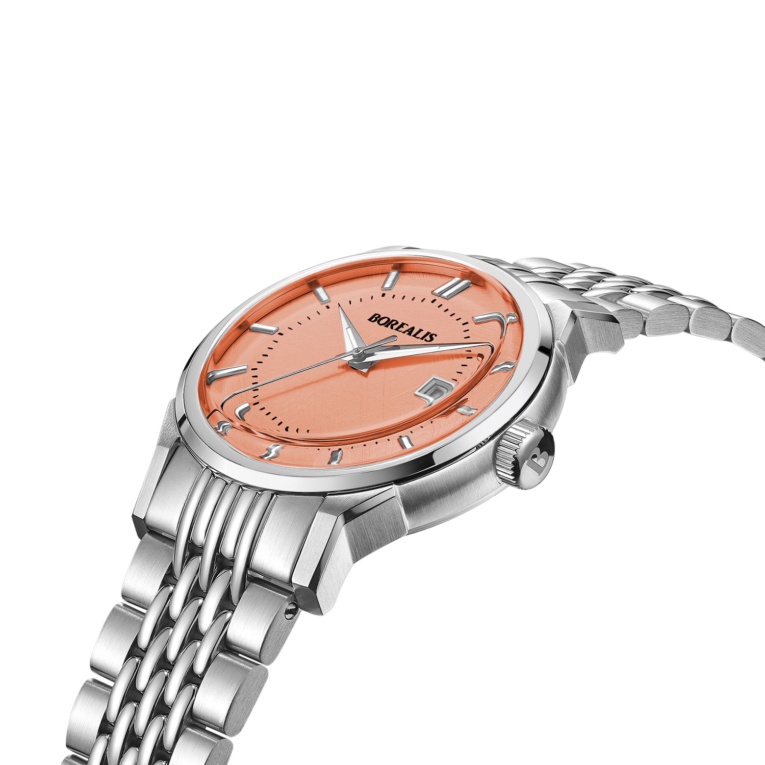 Borealis Lusitano Salmon Dial - Borealis Watch Company
