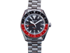 Borealis Estoril 300 GMT Black Dial Big Triangle No Date Black Red Bezel Version K1