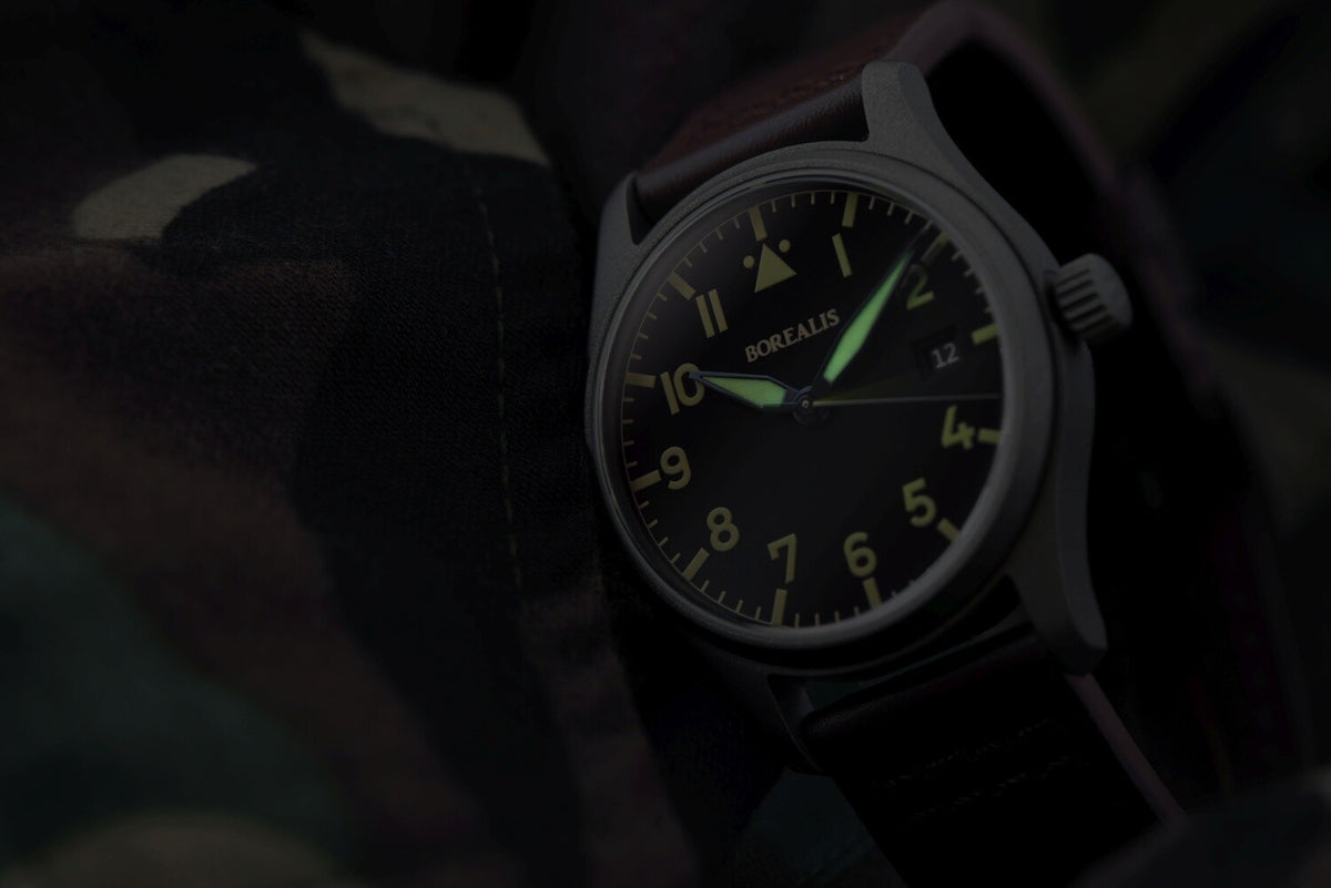 Borealis Icarus Cerakote Pilot Watch