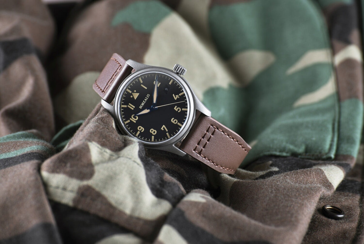 Borealis Icarus Cerakote Pilot Watch