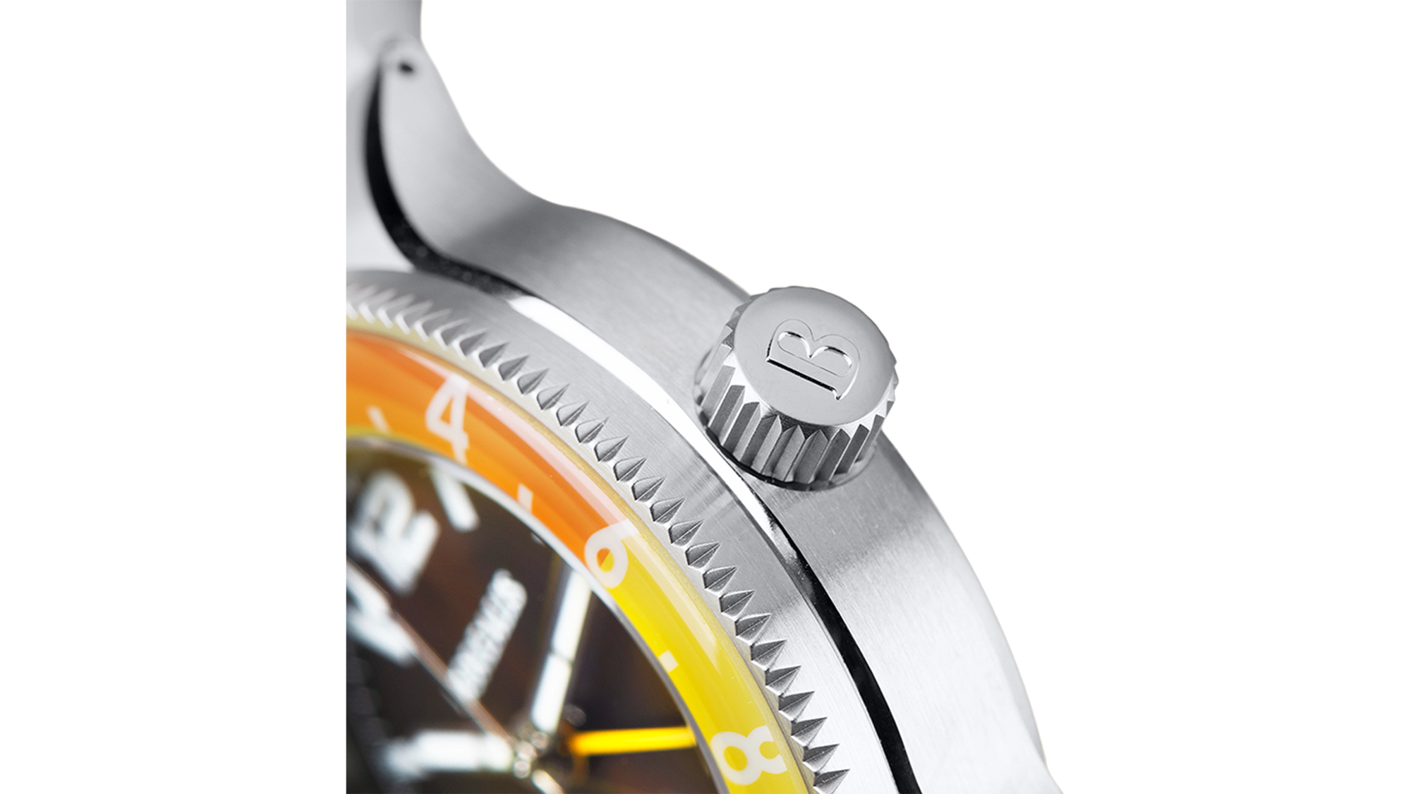 Pre-Order Borealis Sea Storm MK2 GMT Version BG Tobacco Bezel Date - Borealis Watch Company