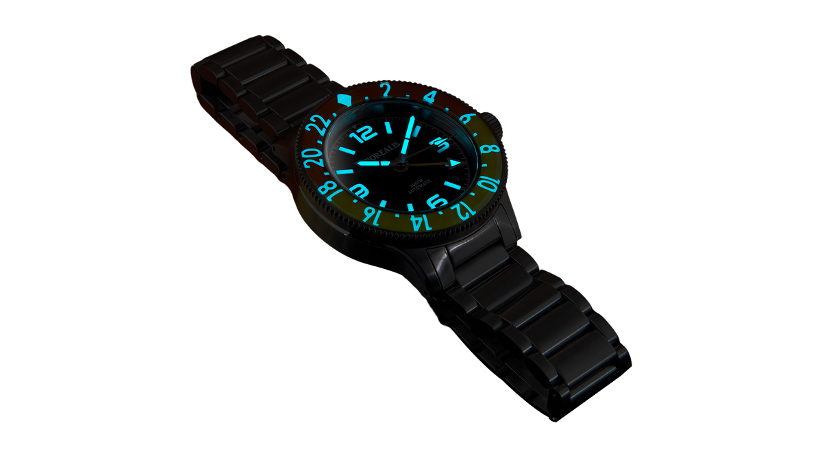 Borealis Sea Storm MK2 GMT Version BG Coffee Bezel Date