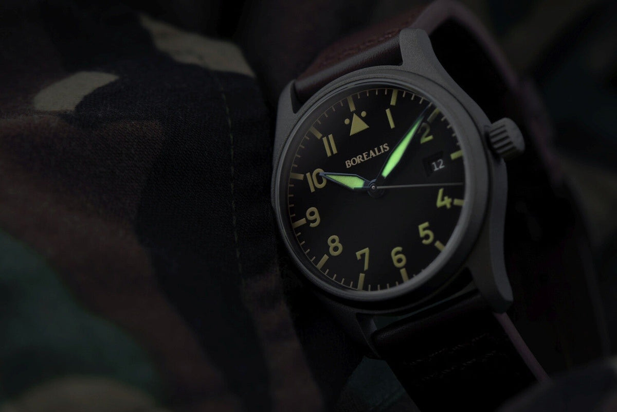 Borealis Icarus Cerakote Pilot Watch