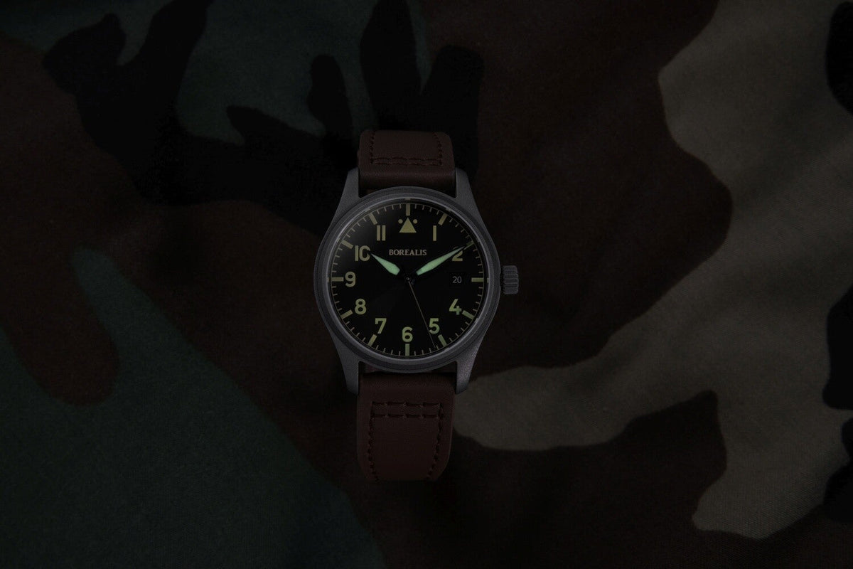 Borealis Icarus Cerakote Pilot Watch