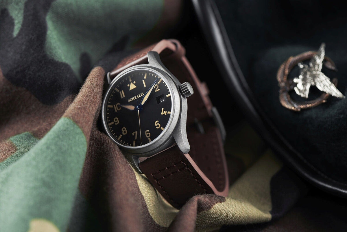 Borealis Icarus Cerakote Pilot Watch
