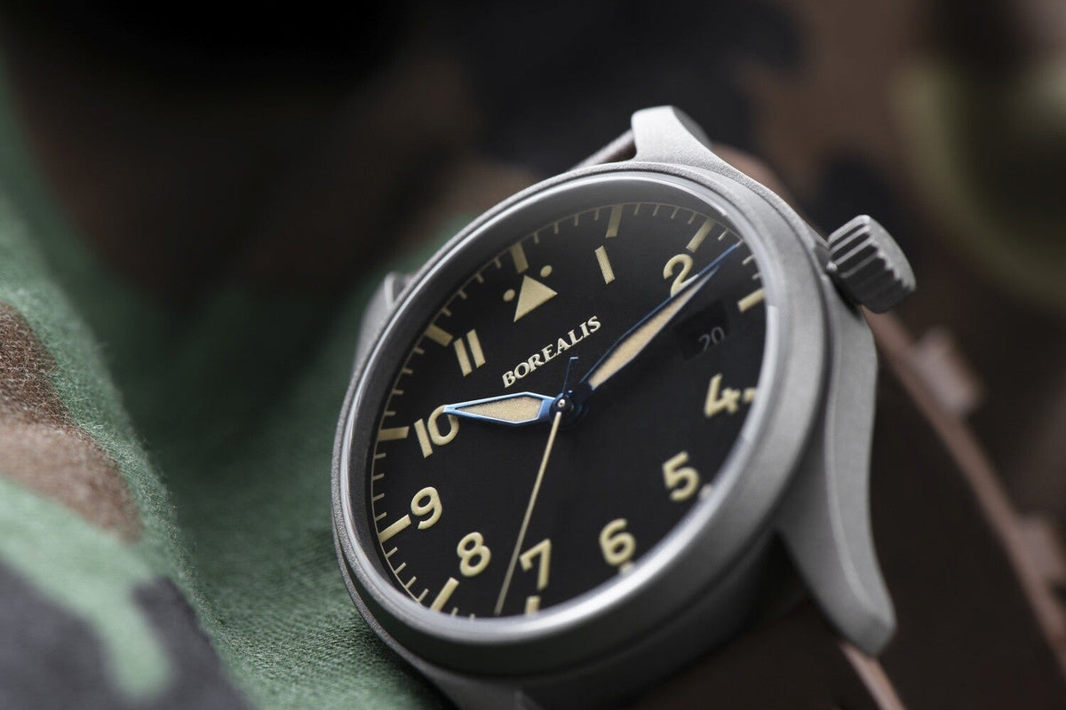 Borealis Icarus Cerakote Pilot Watch