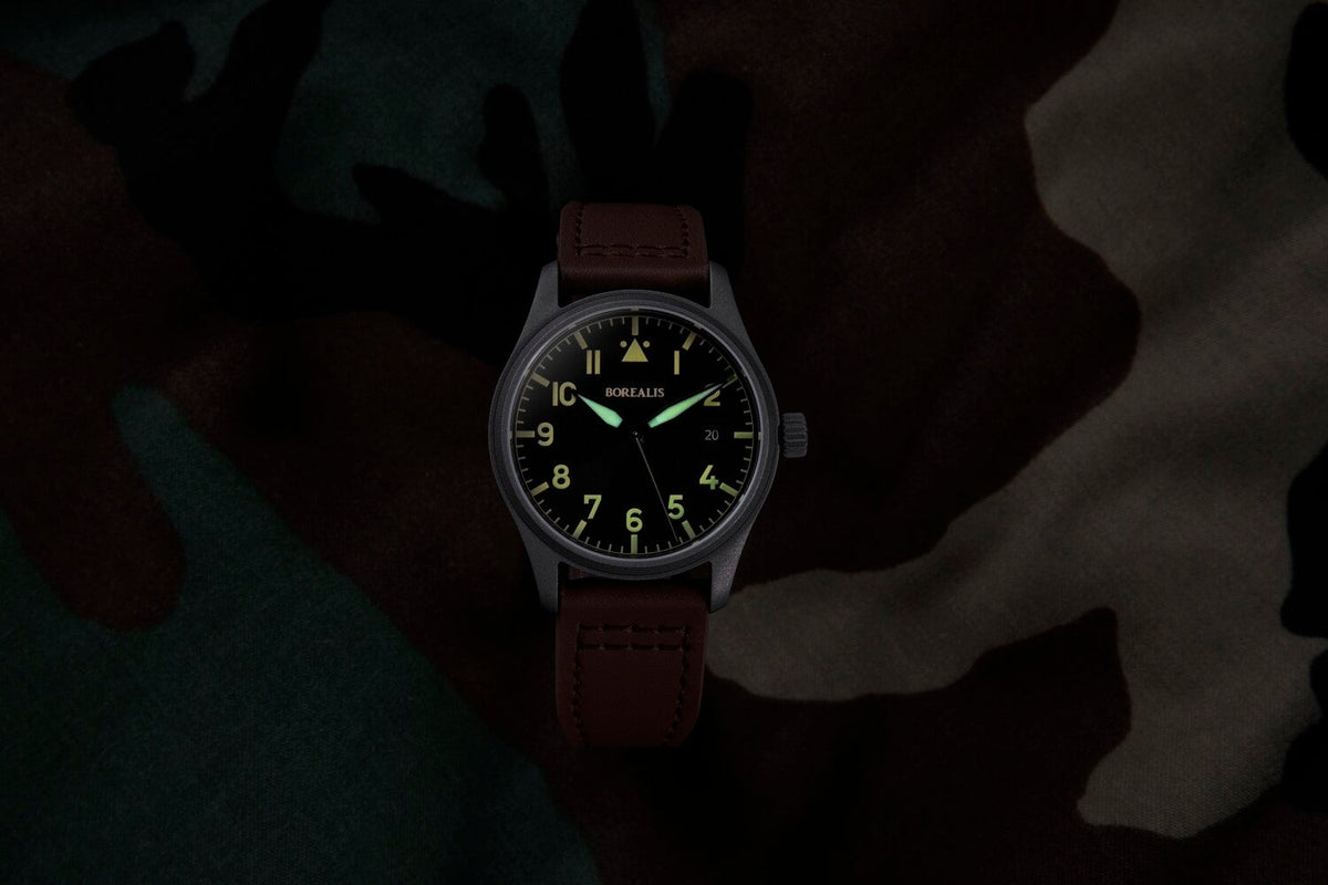 Borealis Icarus Cerakote Pilot Watch