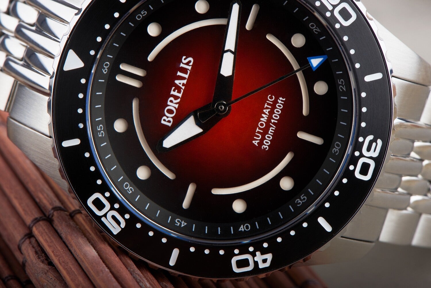 Borealis Neptuno Red Fade to Black Watch