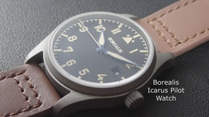 Borealis Icarus Cerakote Pilot Watch