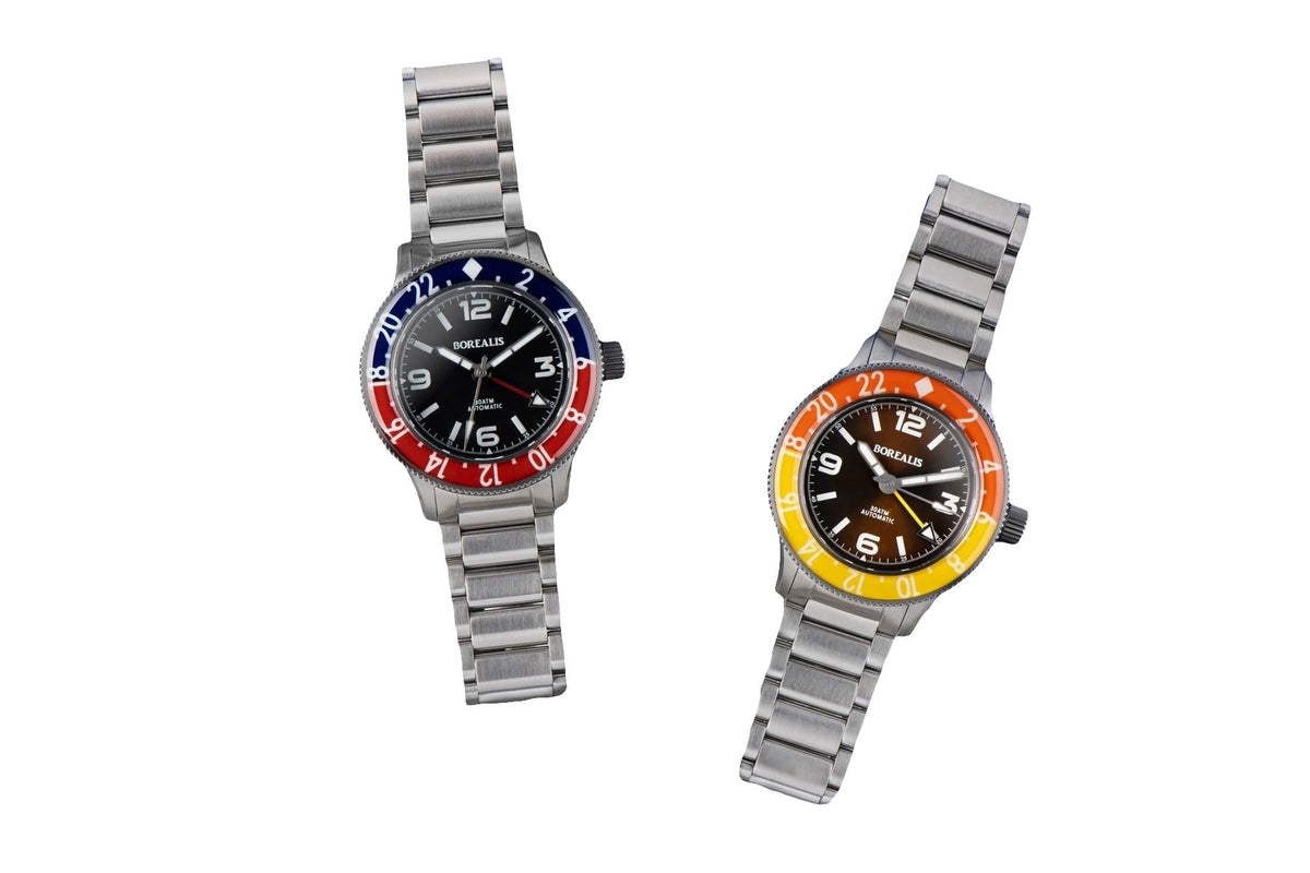 Pre-Order Borealis Sea Storm MK2 GMT Version AA1 Pepsi Bezel No Date - Borealis Watch Company