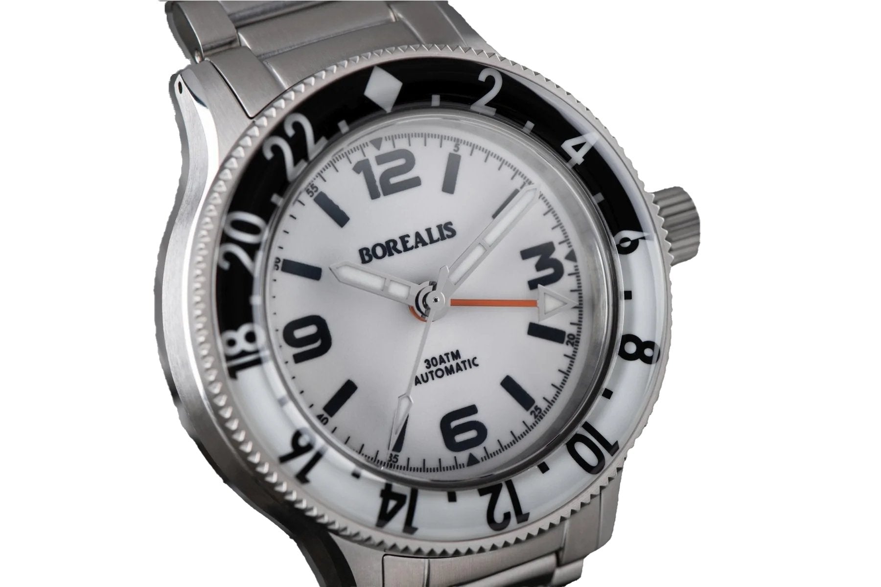 Pre-Order Borealis Sea Storm MK2 GMT Version BE1 Panda Bezel No Date - Borealis Watch Company